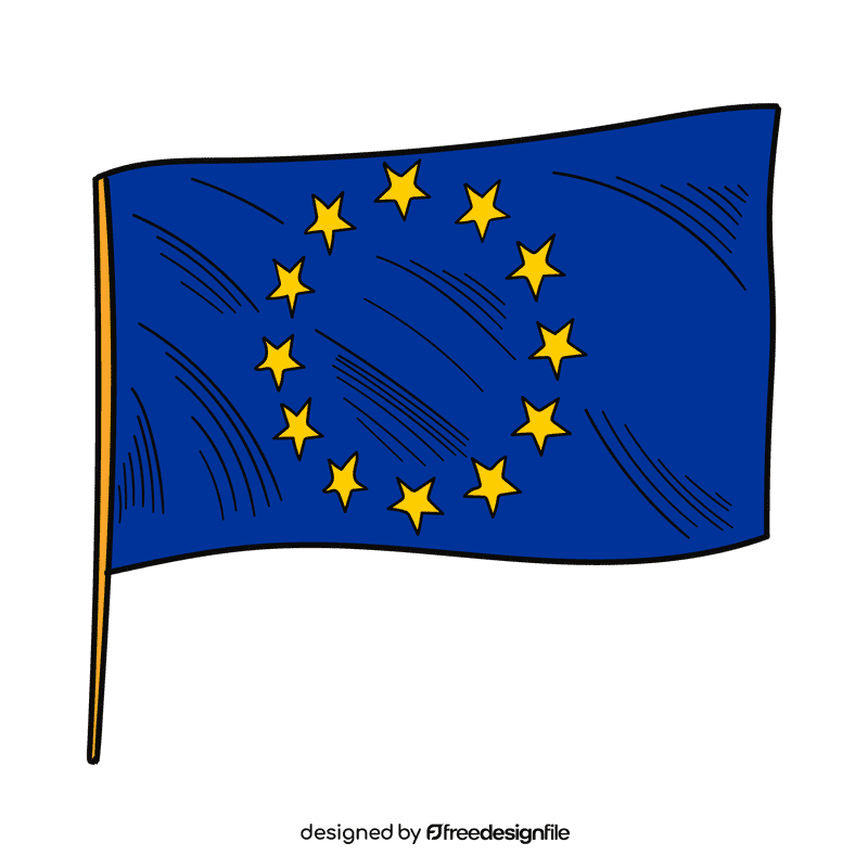 EU flag clipart