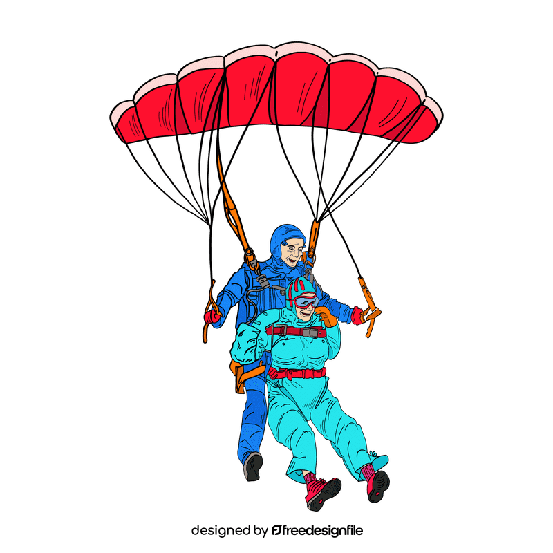 Parachute clipart