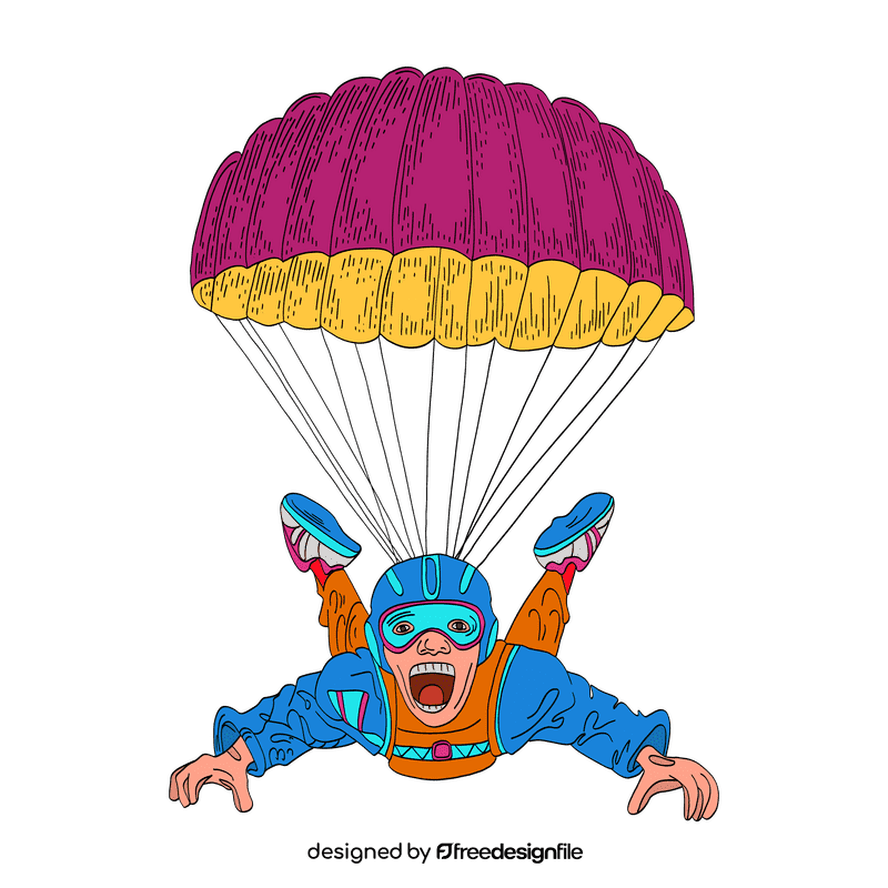 Parachute clipart