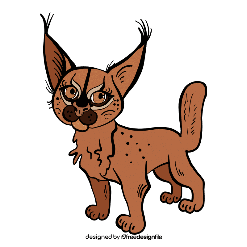 Caracal clipart