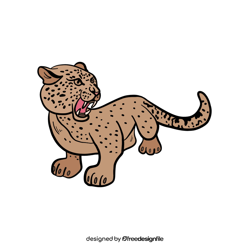Leopard clipart