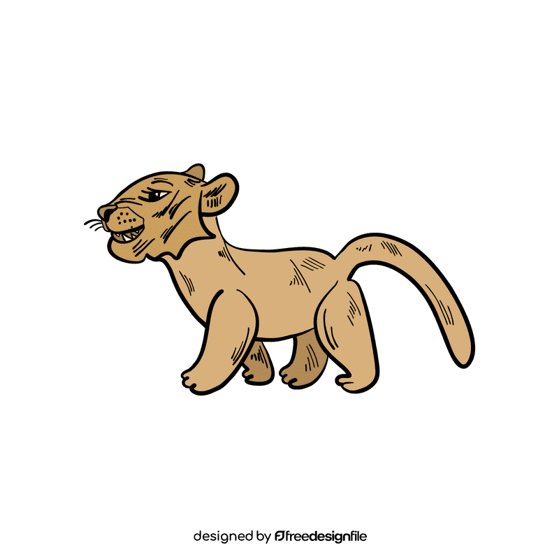 Lioness clipart
