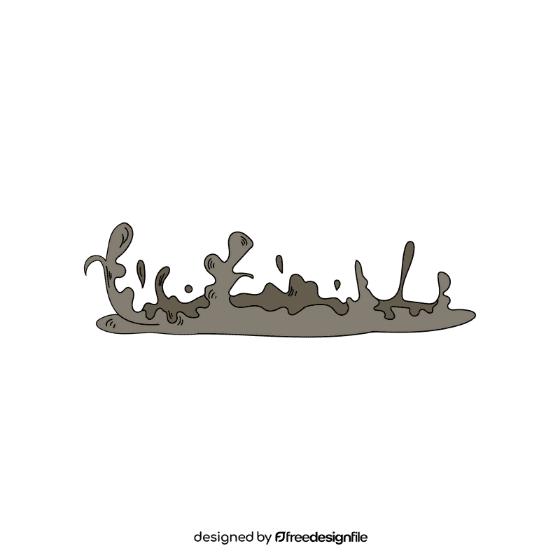 Mud clipart