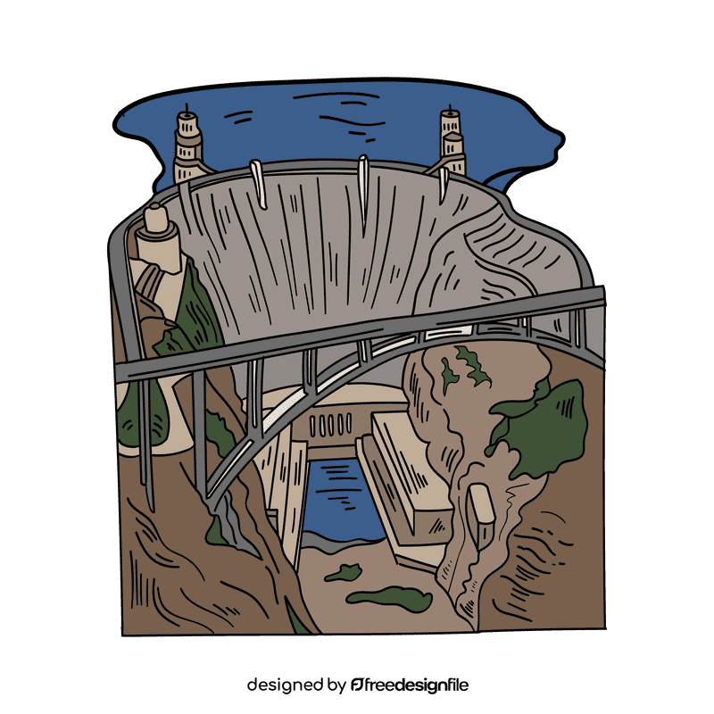 Dam clipart