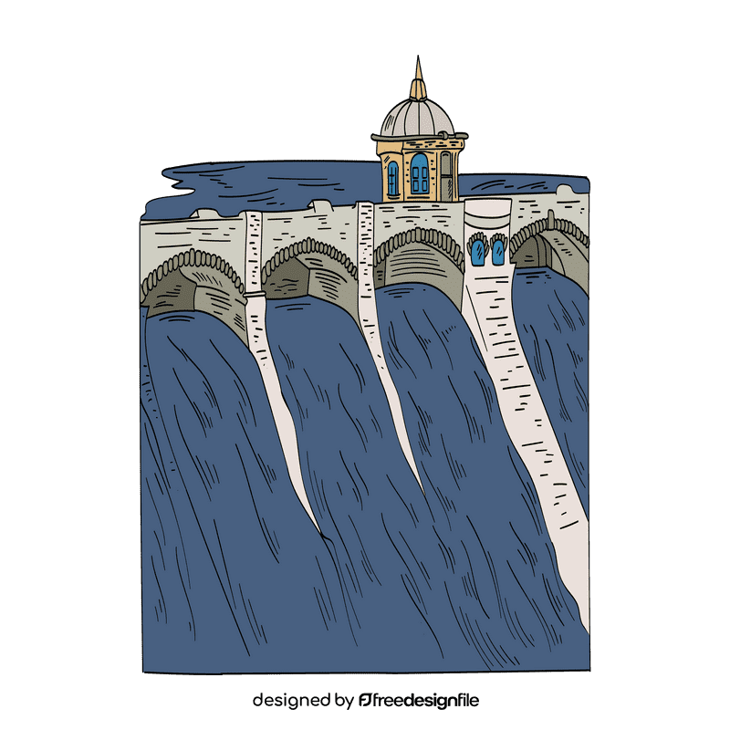 Dam clipart