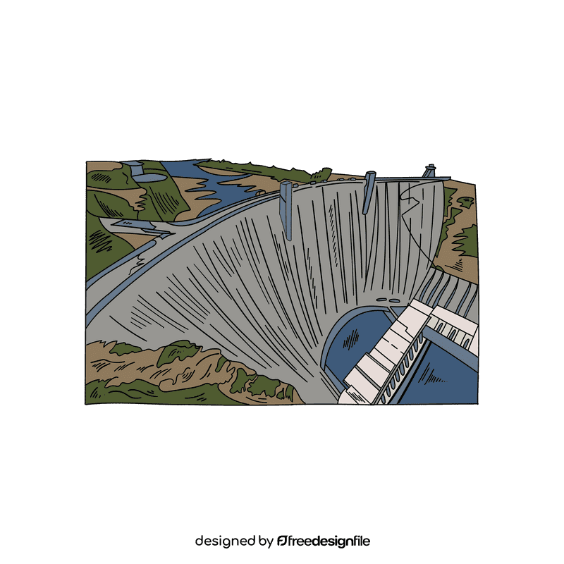 Dam clipart