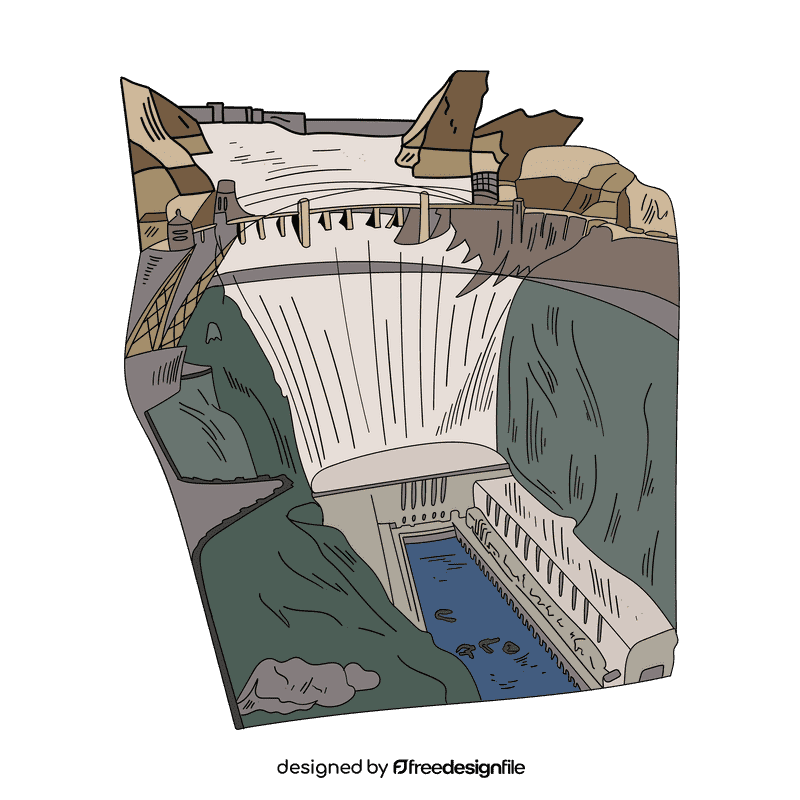 Dam clipart
