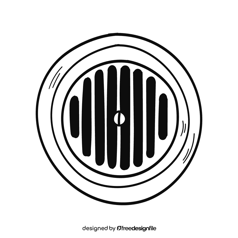 Drainage black and white clipart