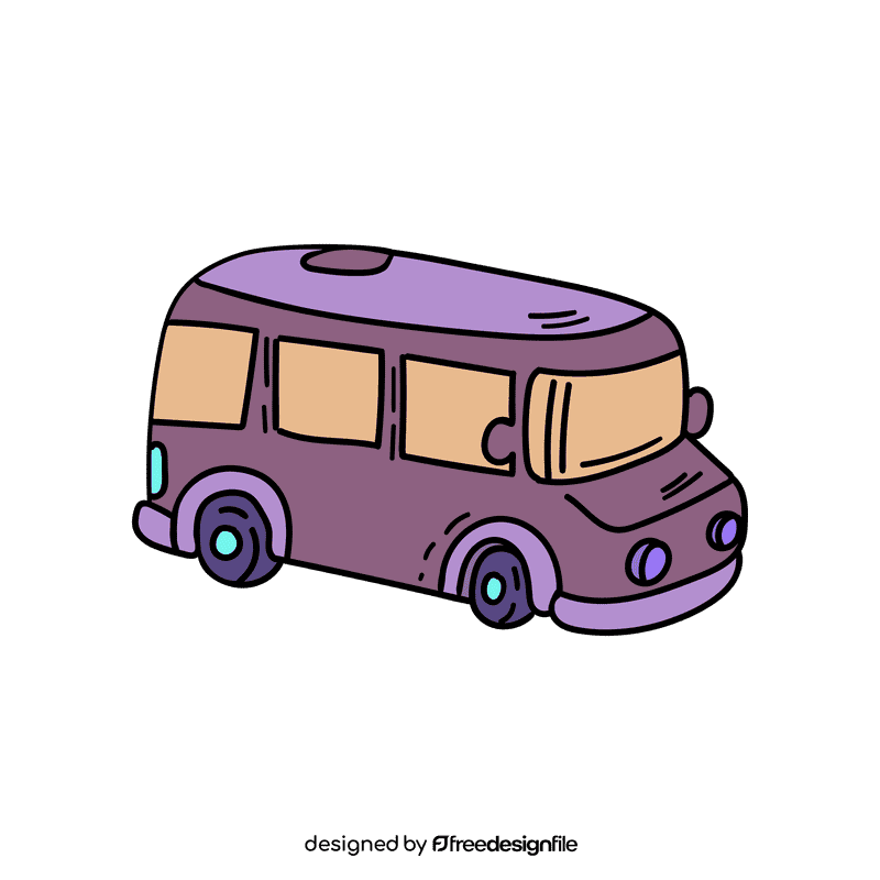Preschool Bus car clipart
