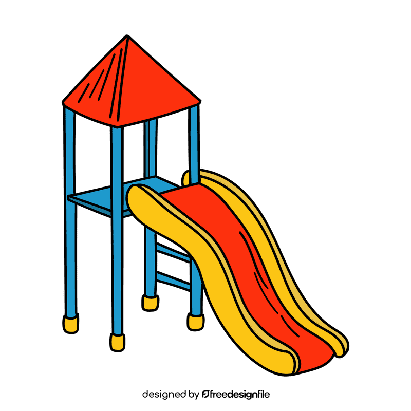 Preschool Children's slide clipart