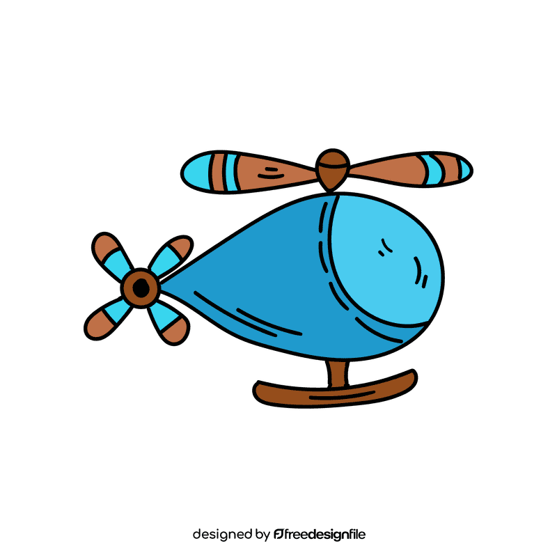 Preschool Helicopter clipart
