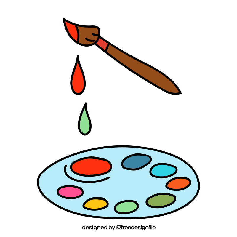 Preschool Paints clipart