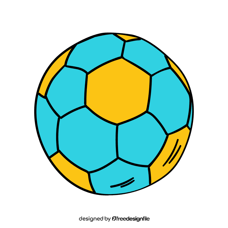 Preschool Soccer ball clipart