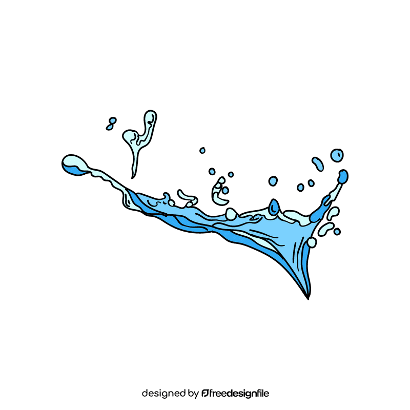 Water splash clipart