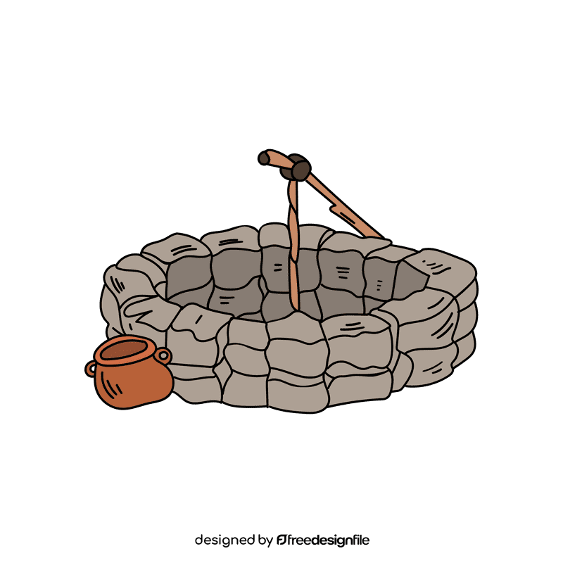 Water well clipart