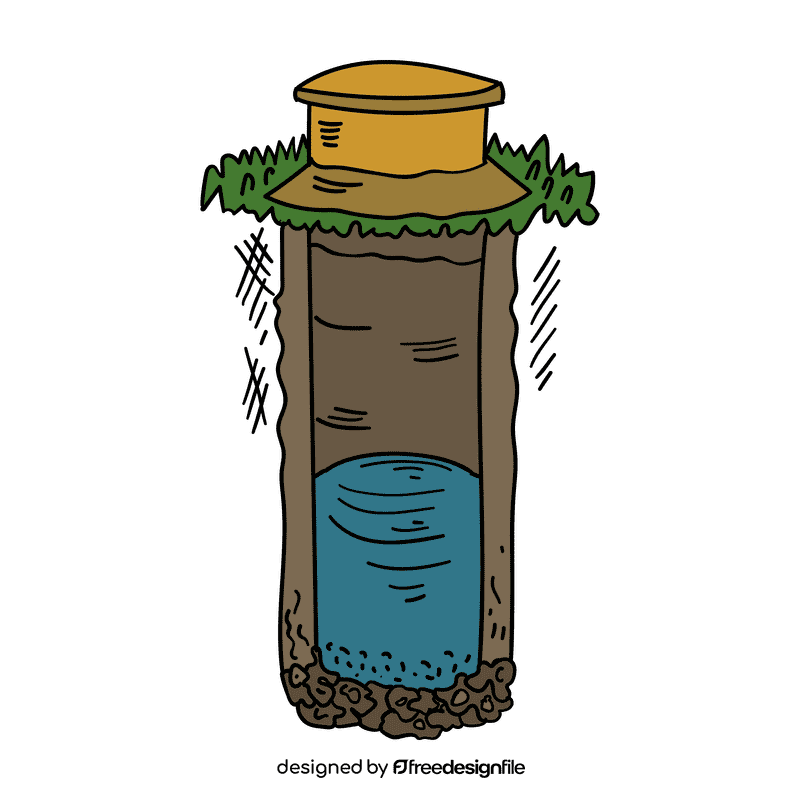 Water well clipart