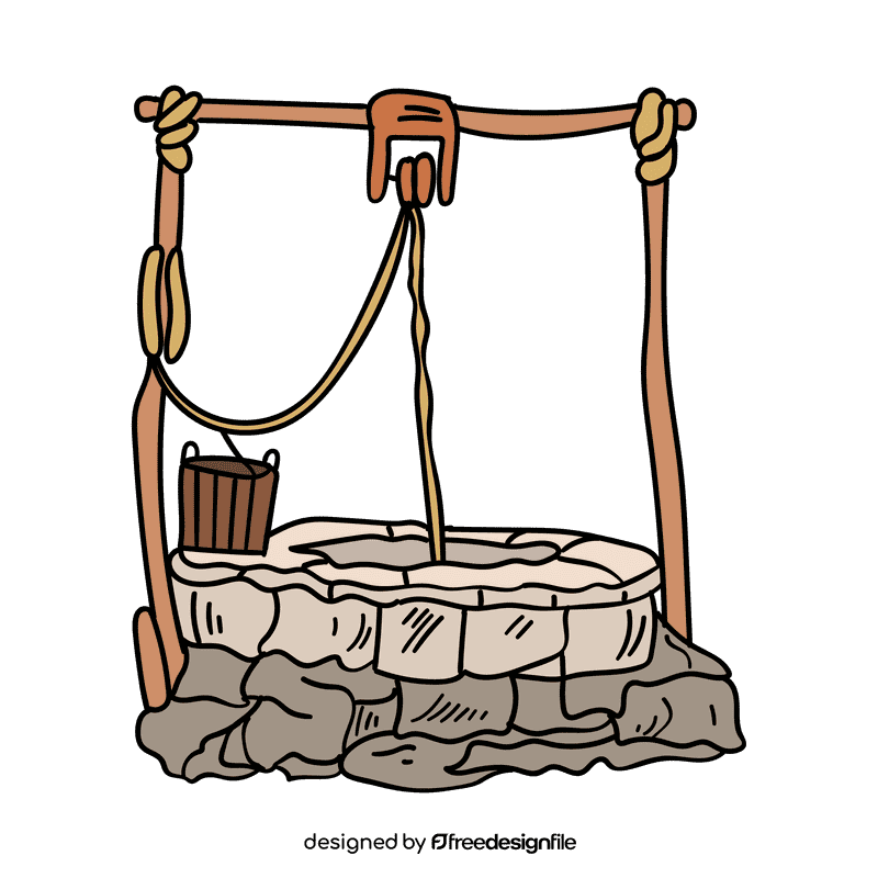Water well clipart