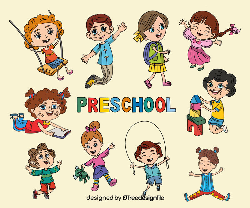 Preschool vector