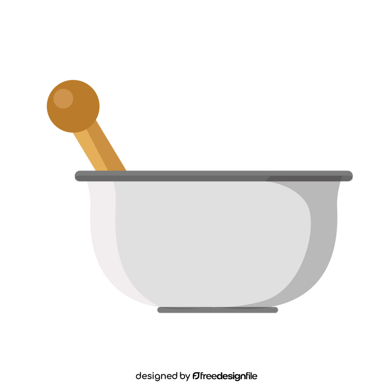 Mortar and pestle clipart