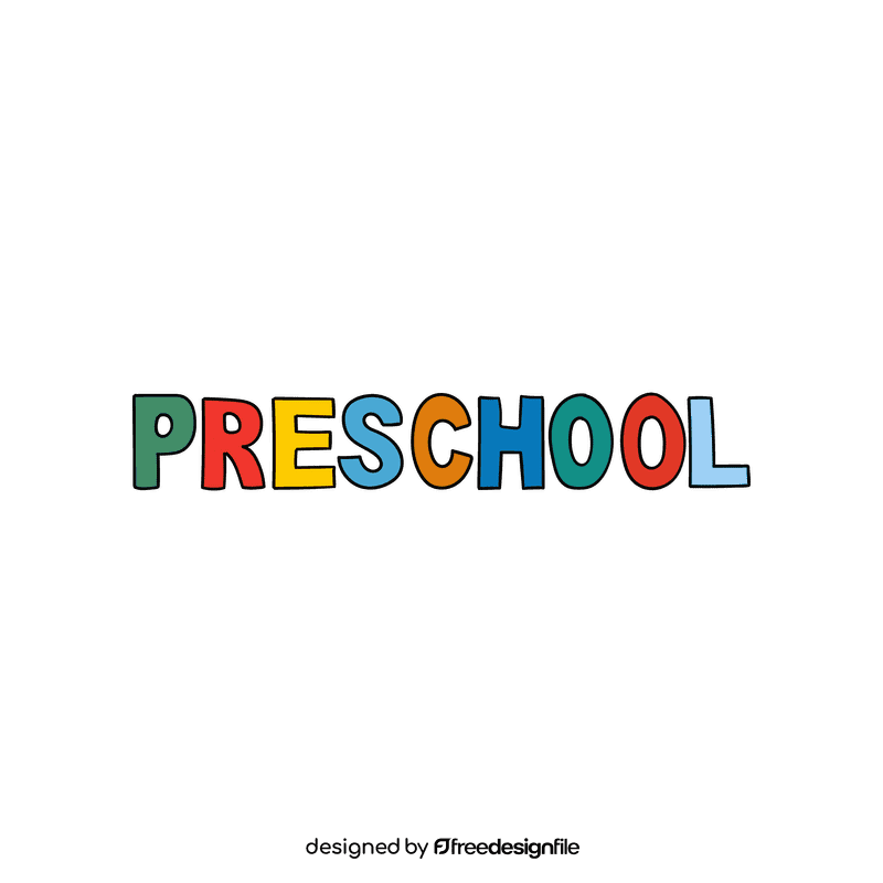 Preschool clipart