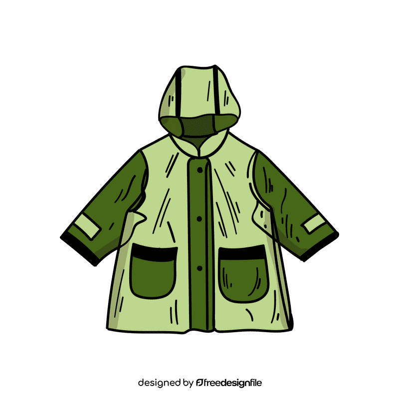 Raincoat clipart