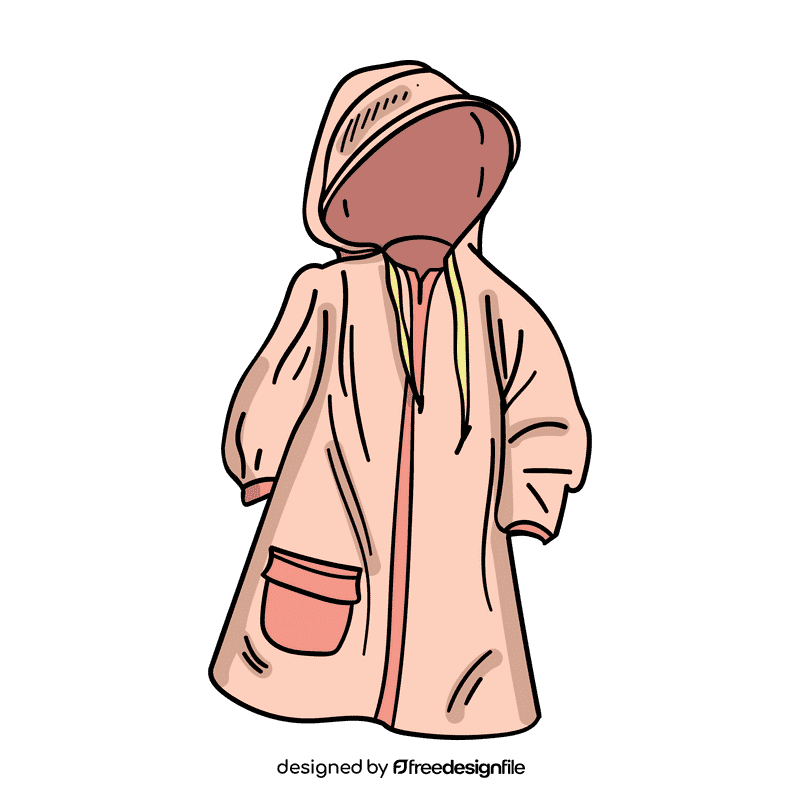 Raincoat clipart