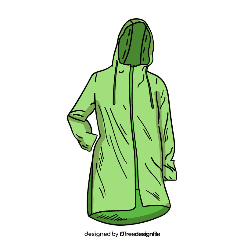 Raincoat clipart