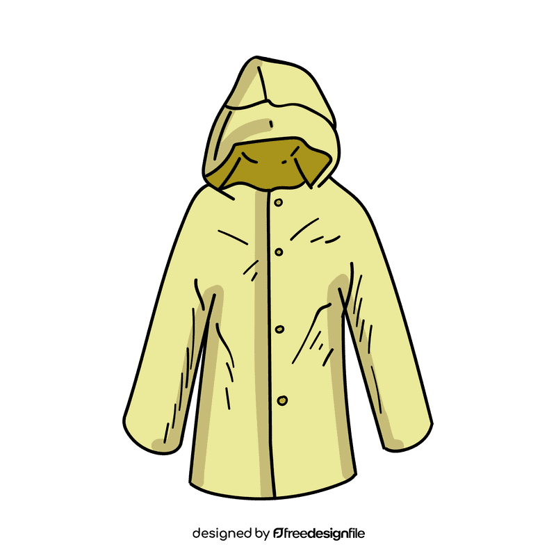 Raincoat clipart