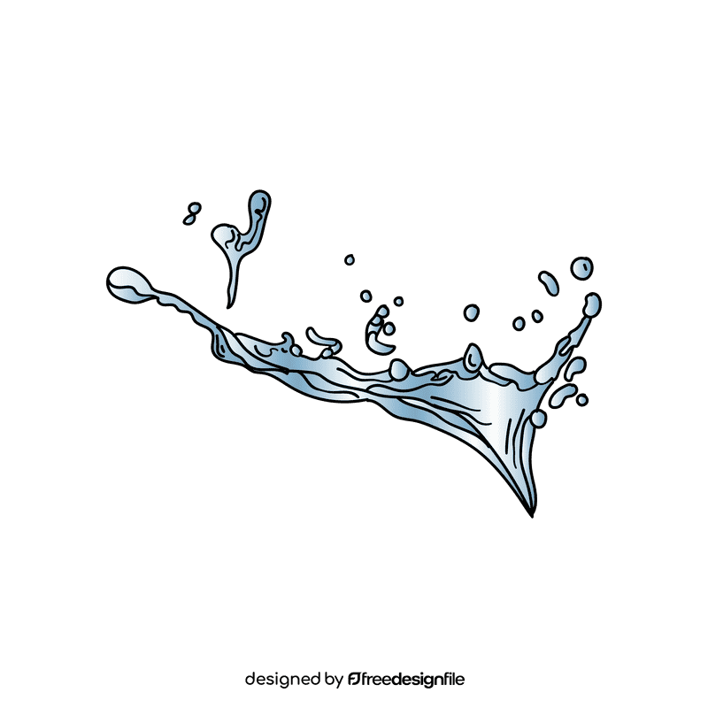 Water splash clipart
