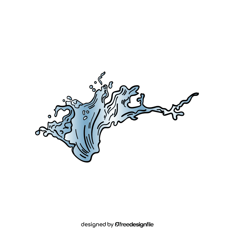 Water splash clipart