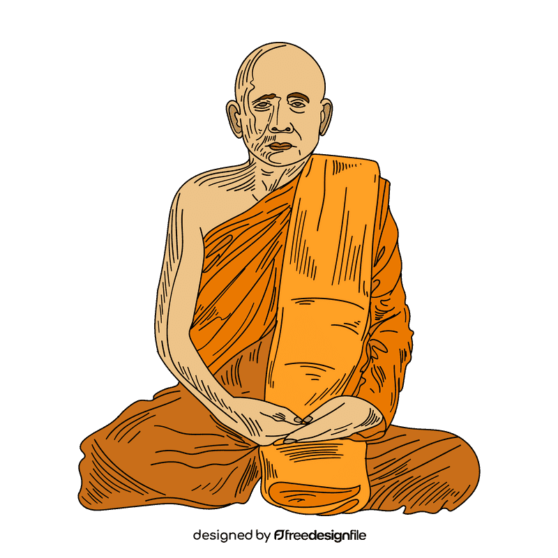 Monk clipart