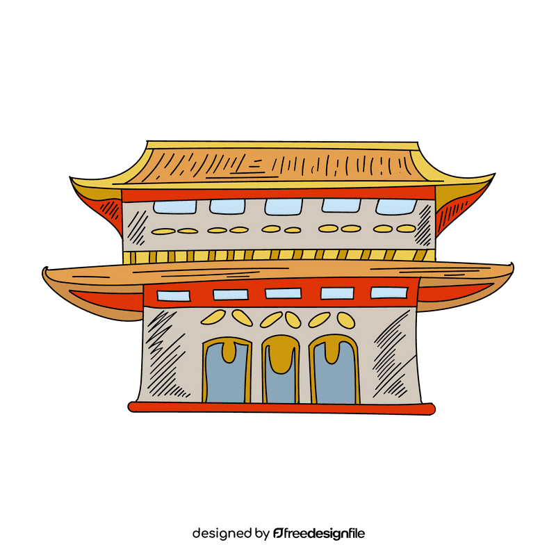 Pagoda clipart