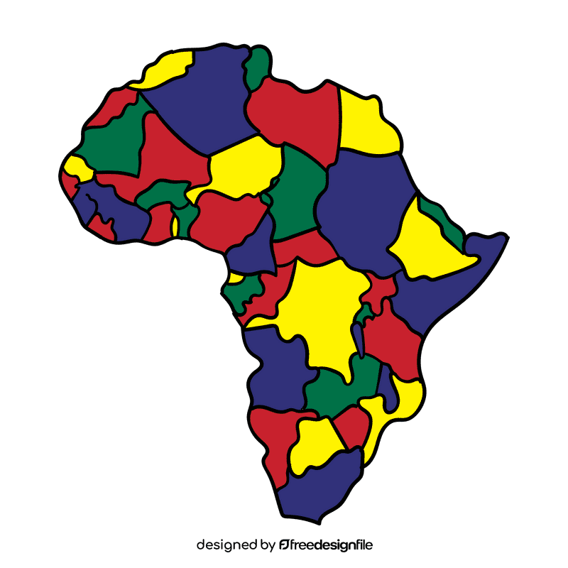 Africa Map clipart
