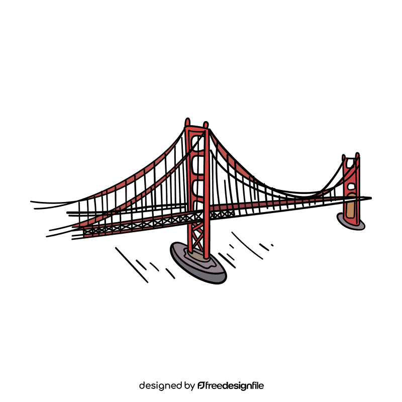 United States of America Bridge clipart