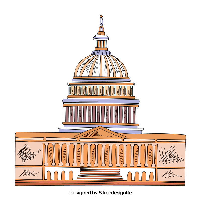 United States of America Capitol clipart