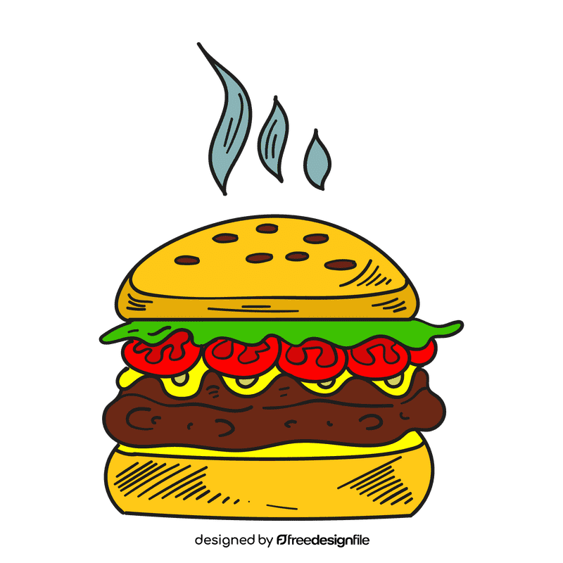 United States of America Cheeseburger clipart