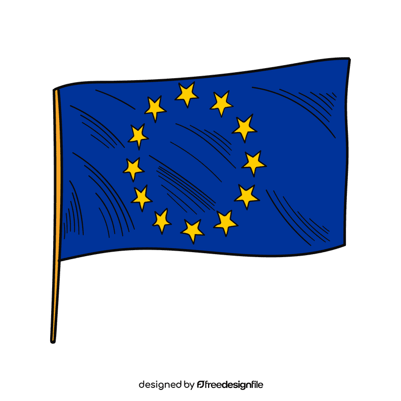 Europe EU flag clipart