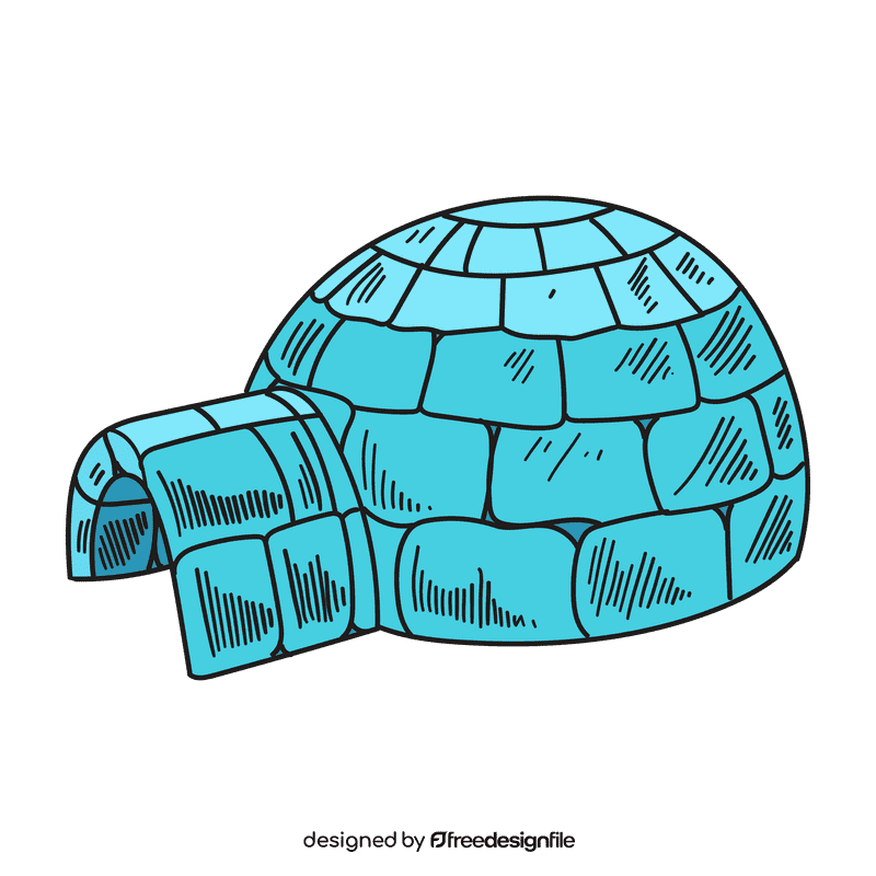 Antarctica Igloo clipart