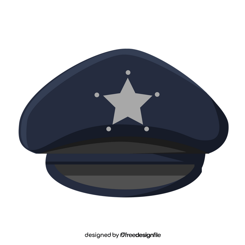 Police hat clipart
