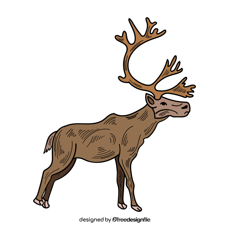 Antarctica Reindeer clipart