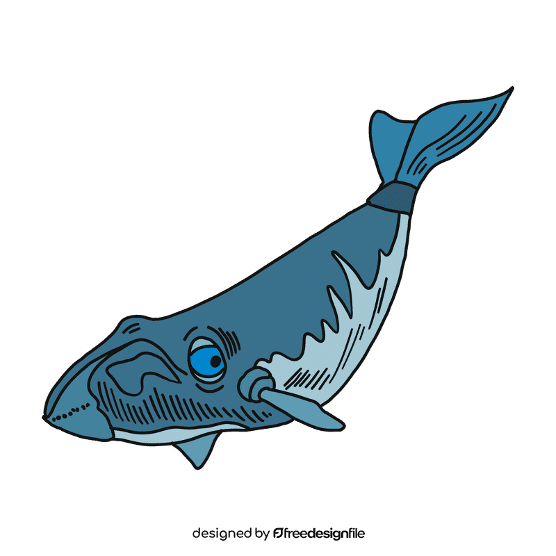 Antarctica Whale clipart