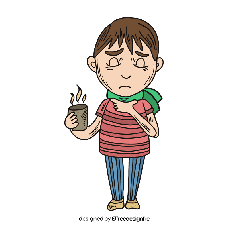 Sore throat clipart