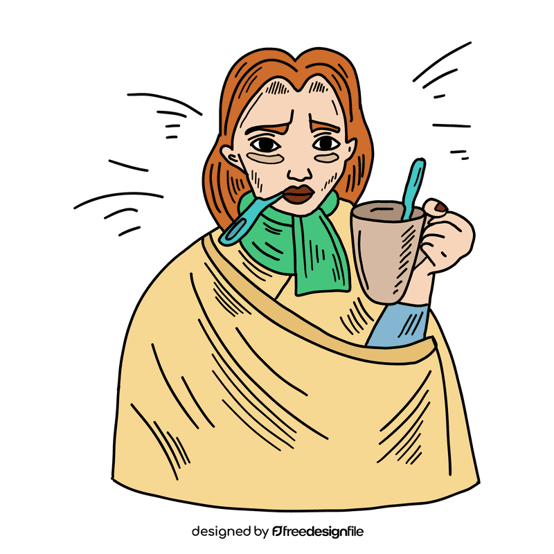 Sore throat clipart