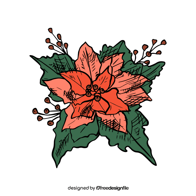 Poinsettia clipart
