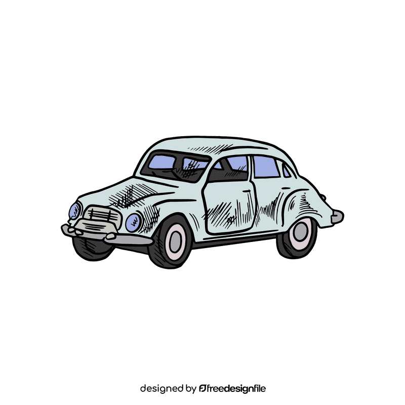 Vintage car clipart