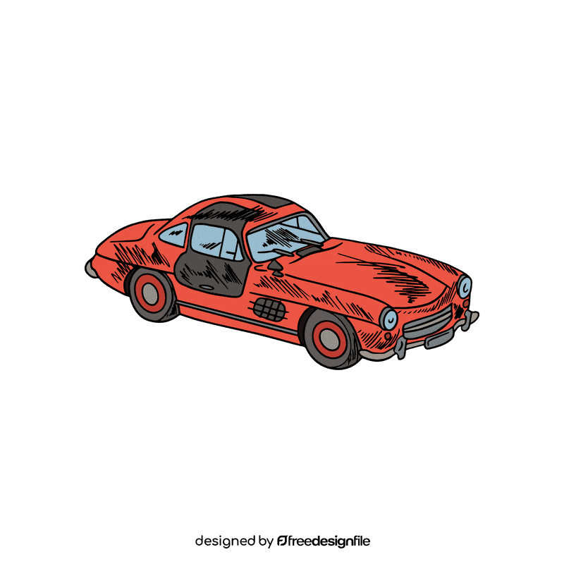 Vintage car clipart