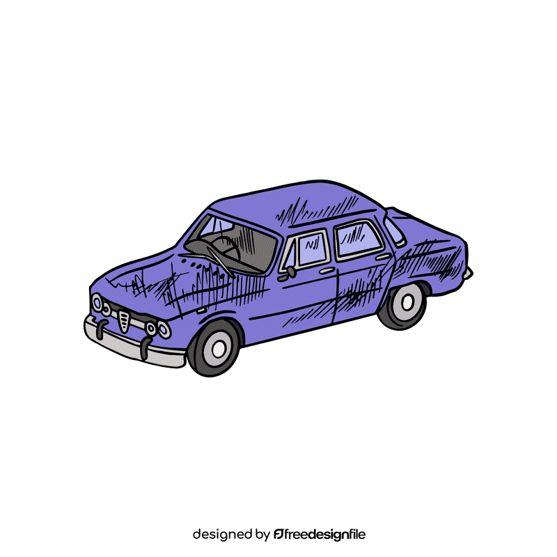 Vintage car clipart