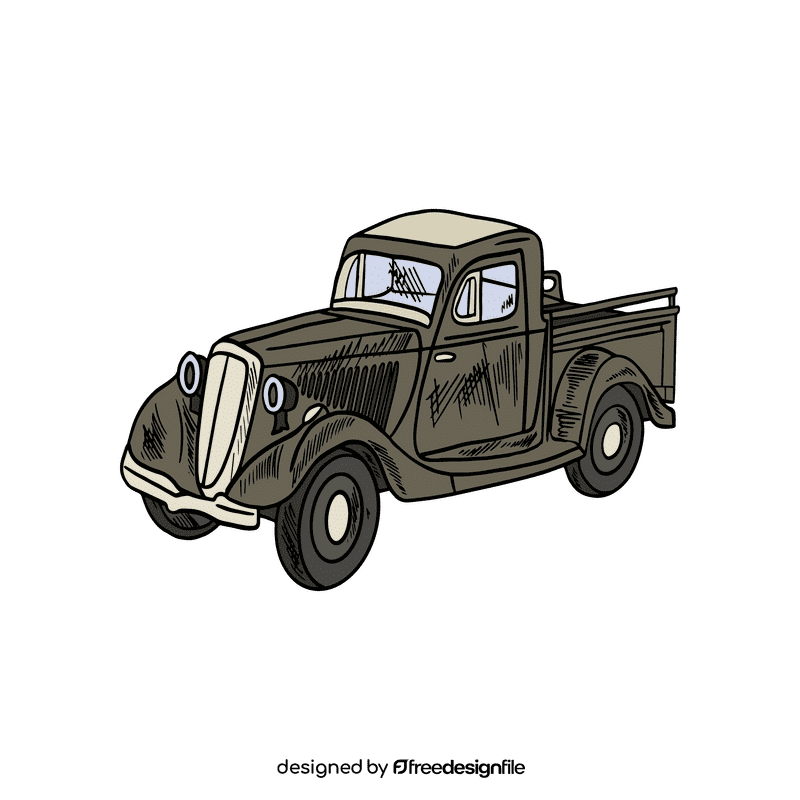 Vintage car clipart