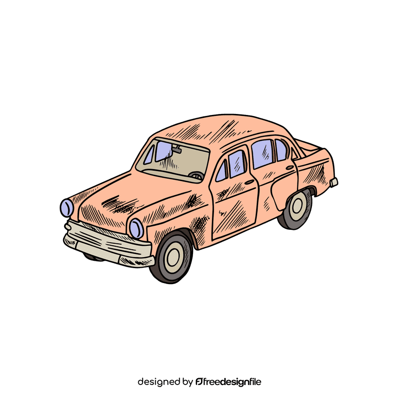 Vintage car clipart