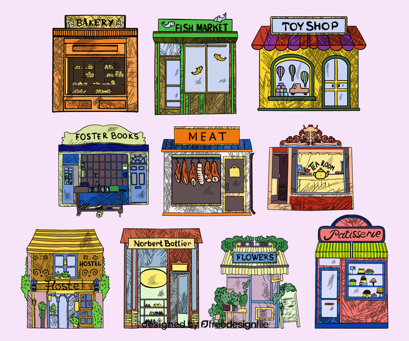 Grocery store vector